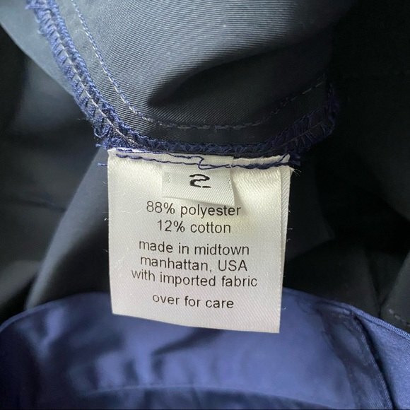 Rachel Comey Shorts Navy Blue High Rise Sailor Womens Size 2 Classic Preppy - Picture 6 of 8